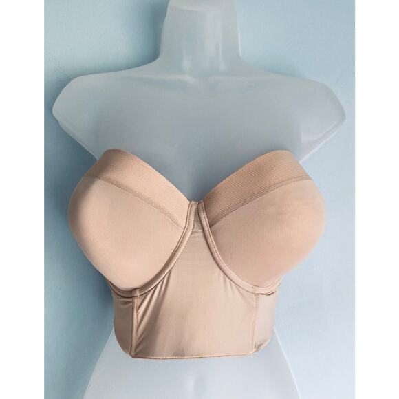 Seamless Strapless Bra in Tan - Picture 1 of 12